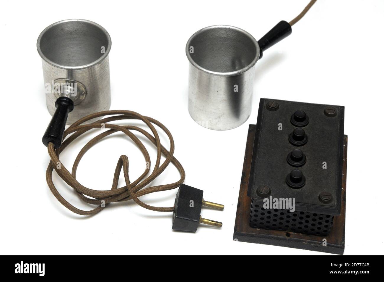 old electric liquid heater Stock Photo Alamy