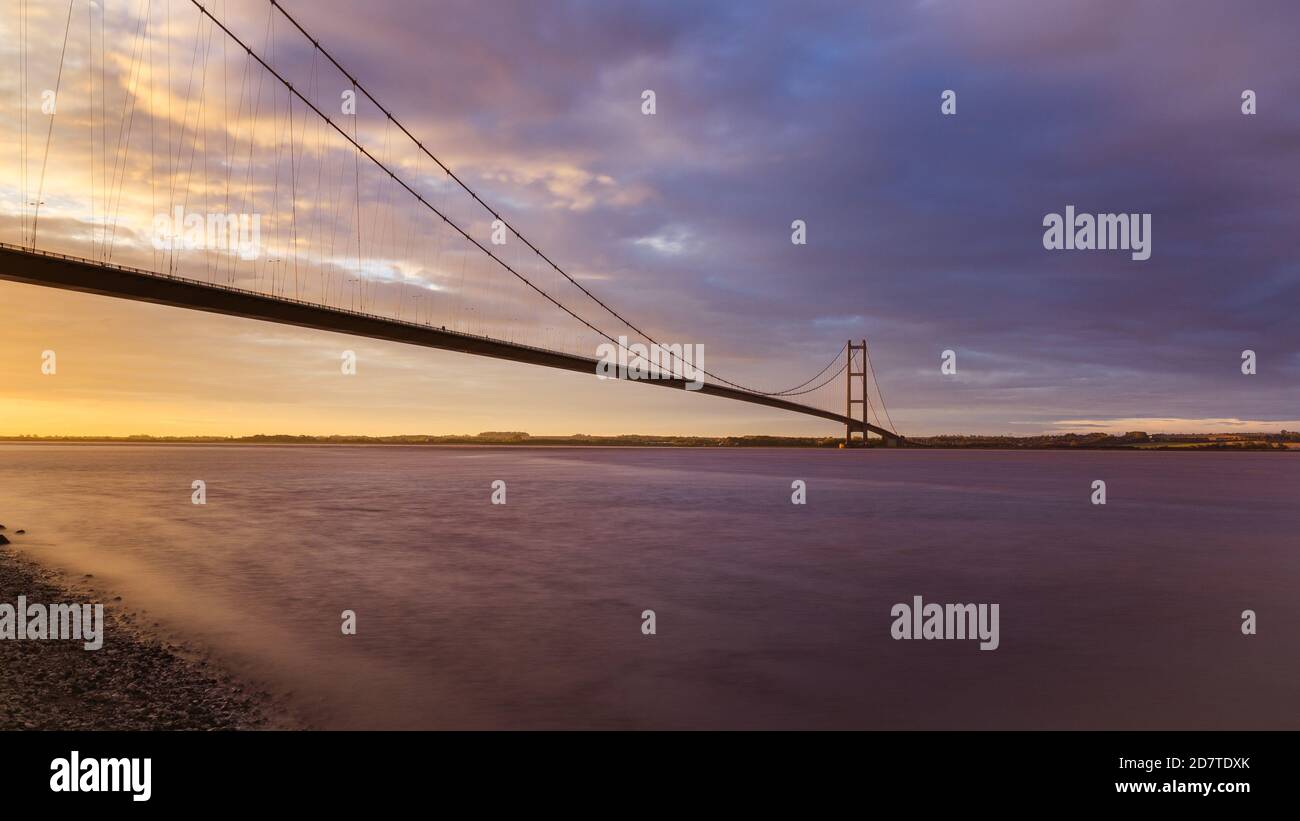 Humber Bridge, Yorkshire Stock Photo