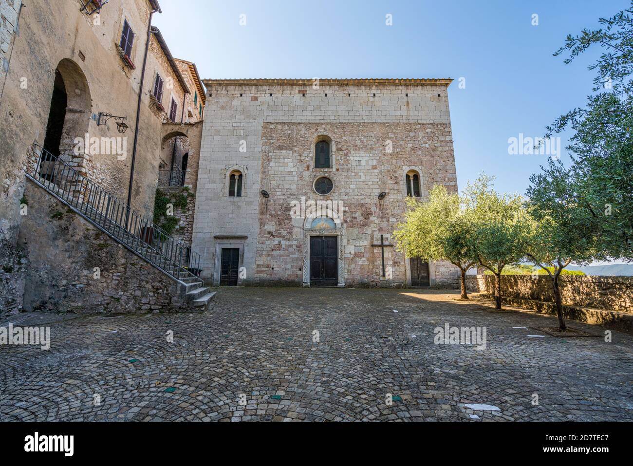 The beautiful medieval village of Stroncone. Province of Terni, Umbria, Italy. Stock Photo