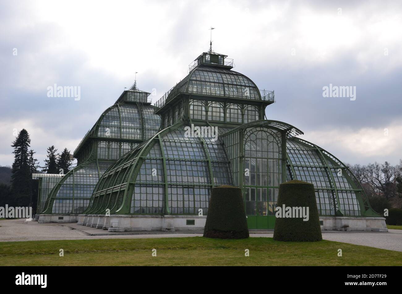 The Palm House at Schönbrunn Palace, Hietzing Stock Photo