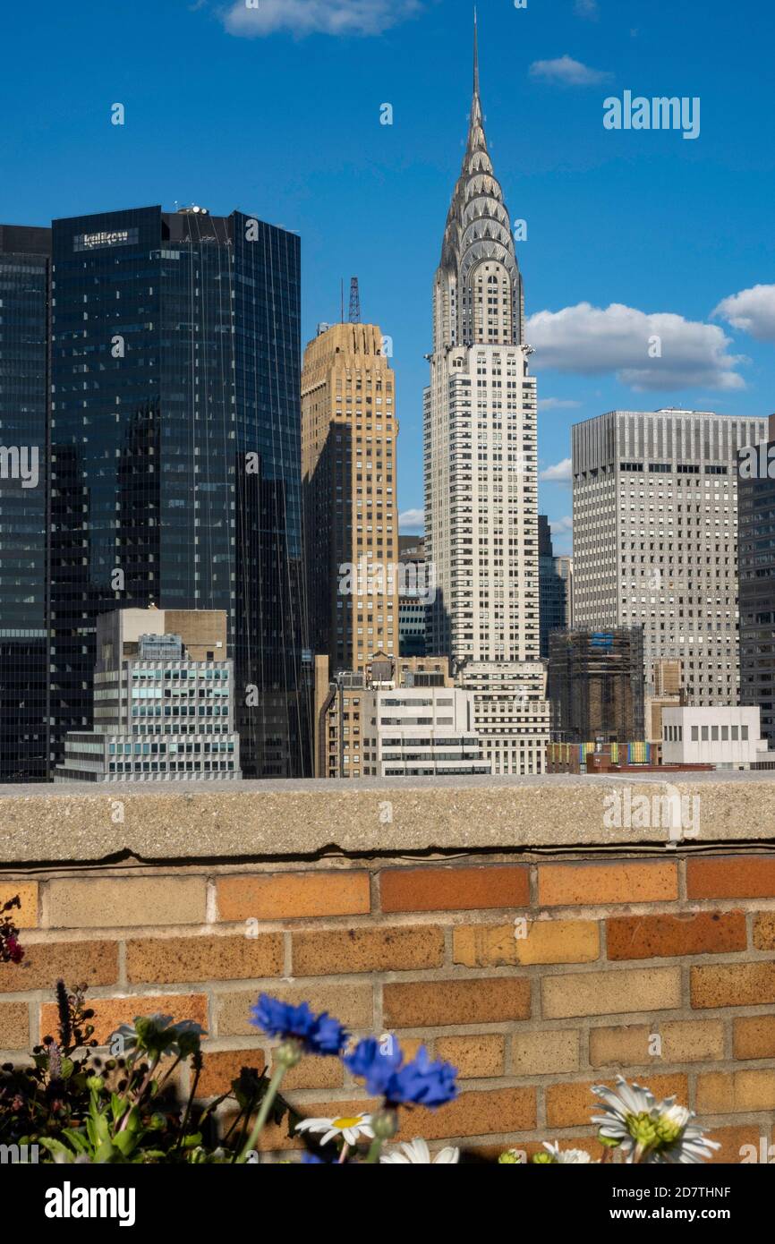 Skyline of Midtown Manhattan, NYC Stock Photo