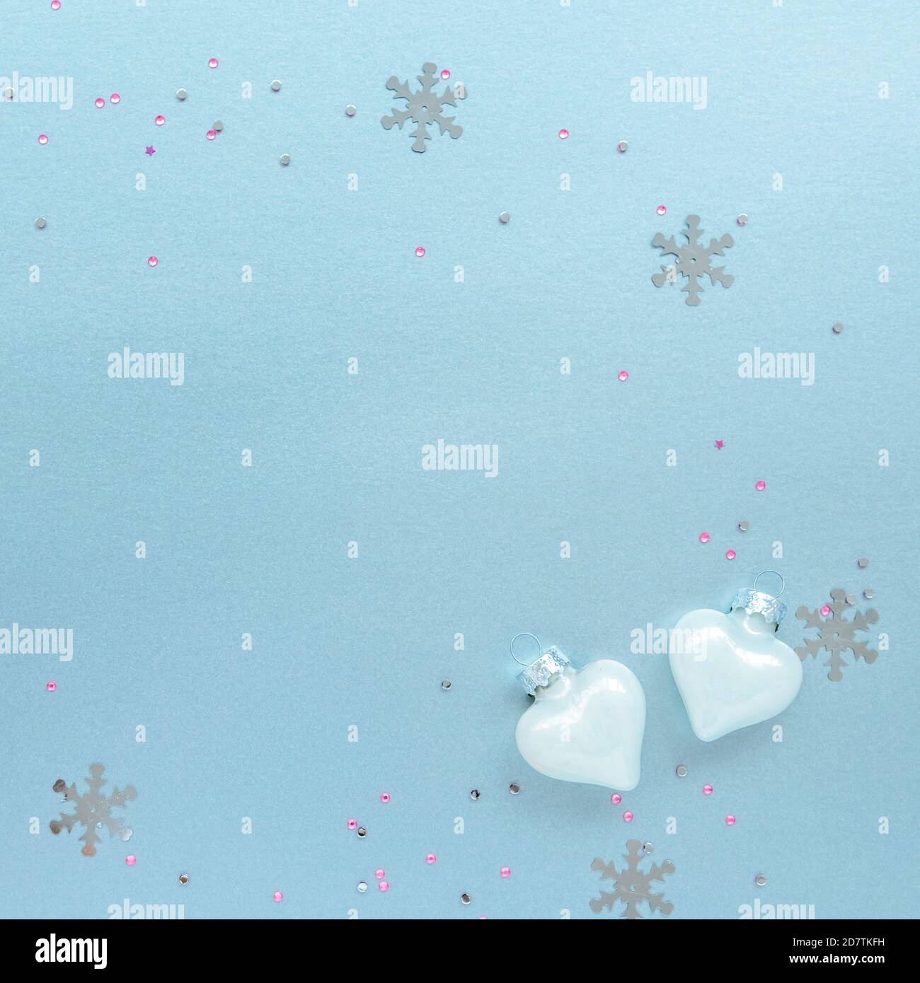 Christmas and new year banner with copy space Stock Photo - Alamy