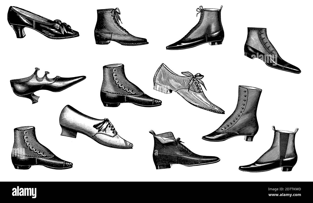 Vintage Shoe Industry Advertising Classic Original Vintage Shoe