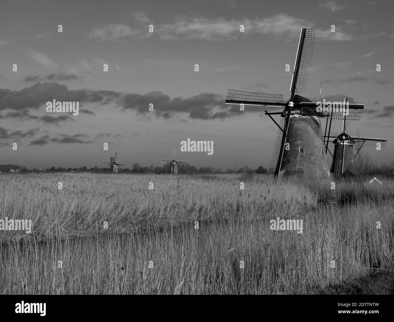 kinderdijk in the netherlands Stock Photo Alamy