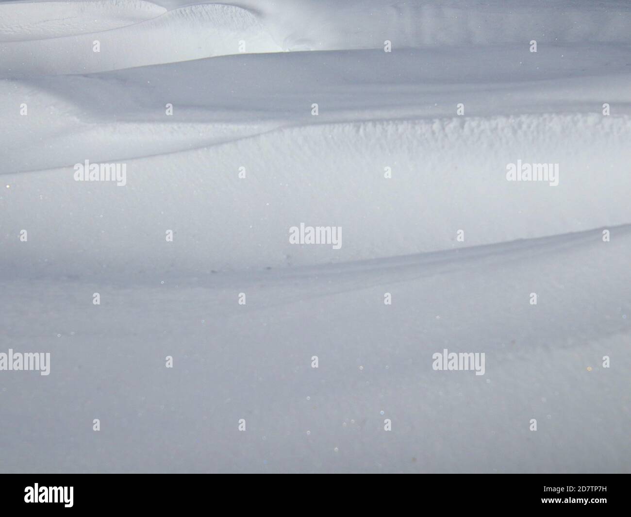 Thick layers of snow Stock Photo Alamy
