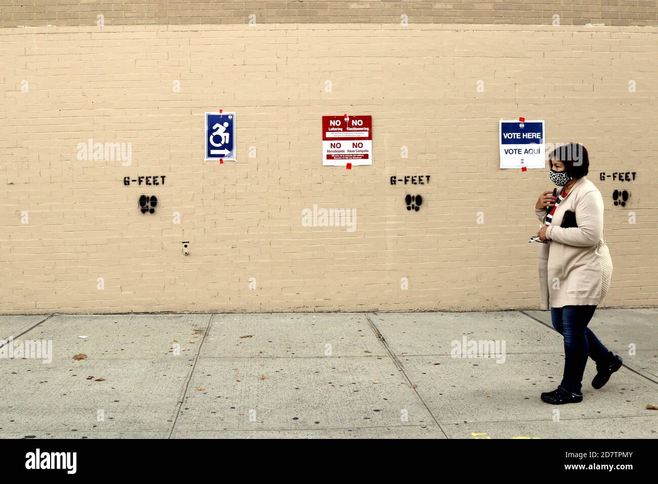 New York City residents voting early, New York, USA Stock Photo Alamy