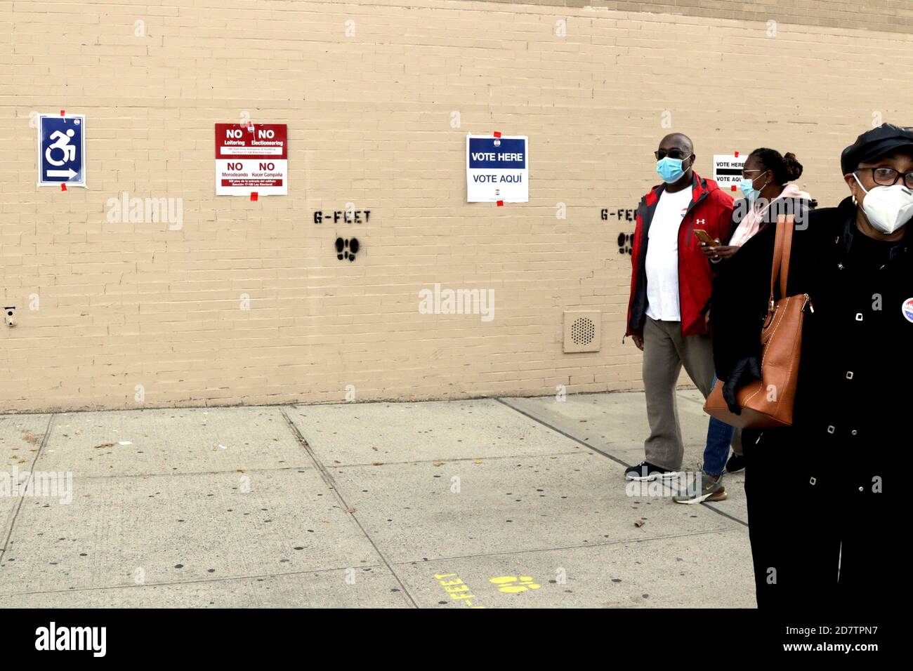 New York City residents voting early, New York, USA Stock Photo Alamy