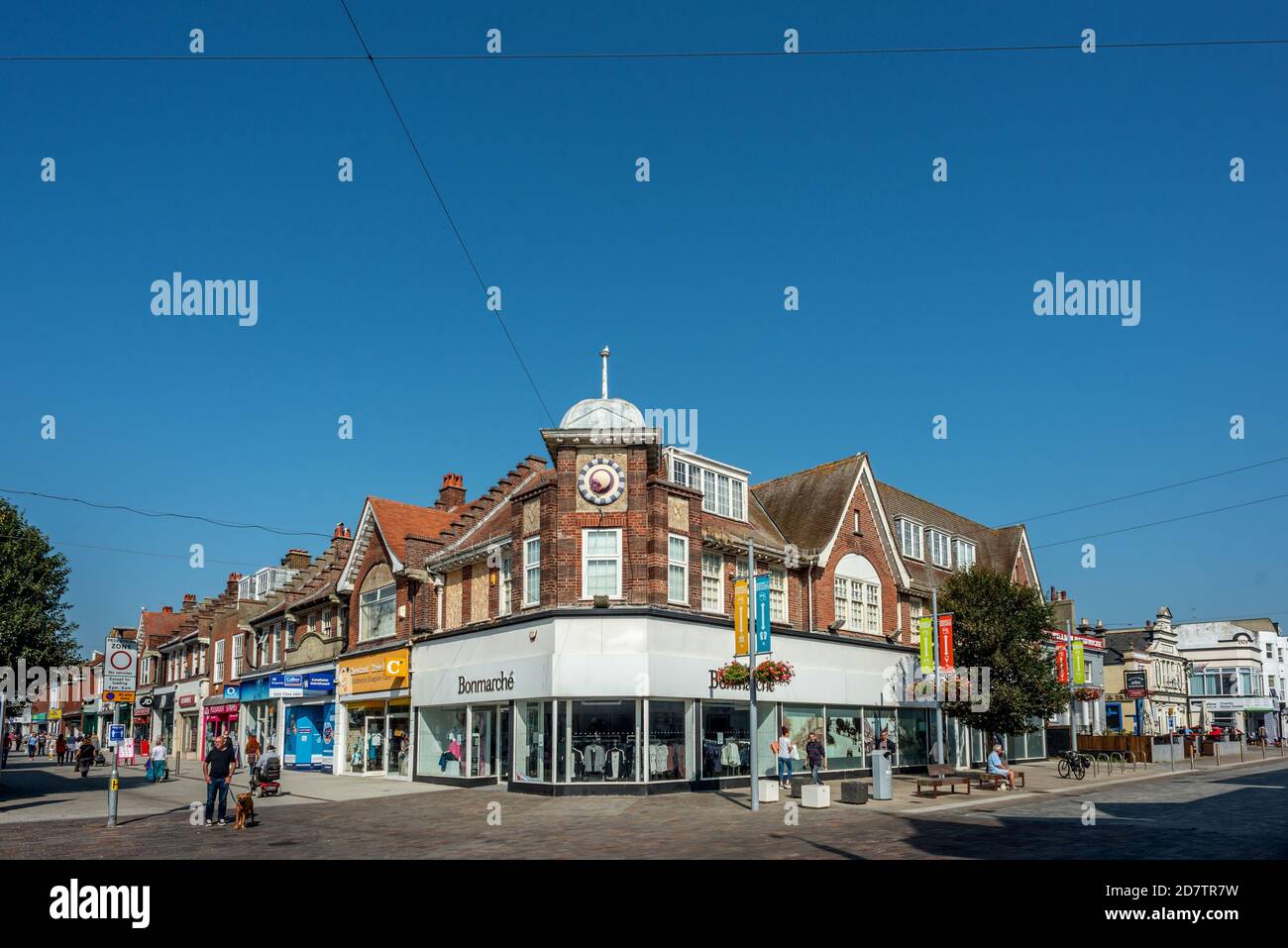 Bognor Regis, September 21st 2020 The corner of High Street and London