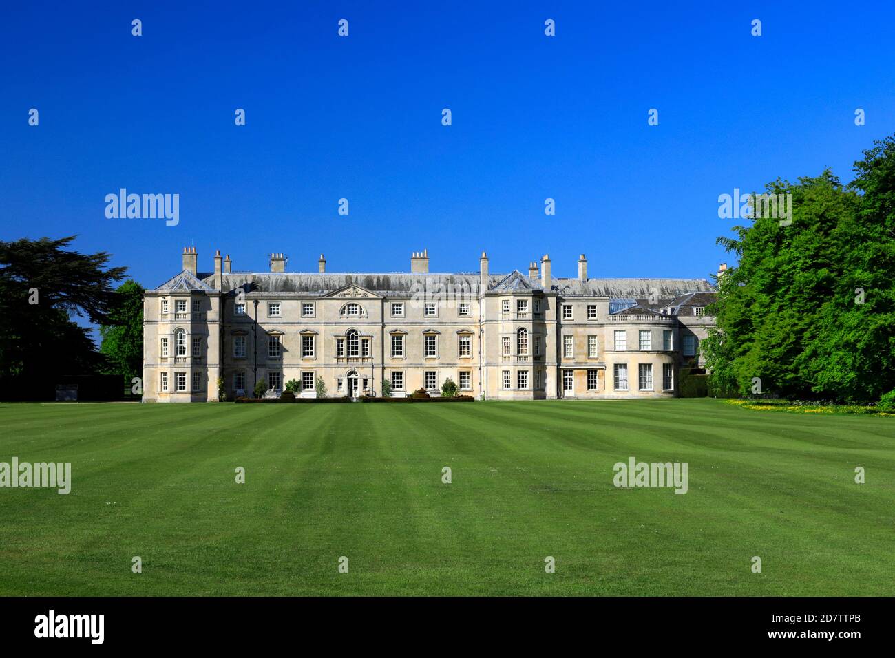 Summer view of Milton Hall, Peterborough, Cambridgeshire; England, UK Stock Photo Alamy
