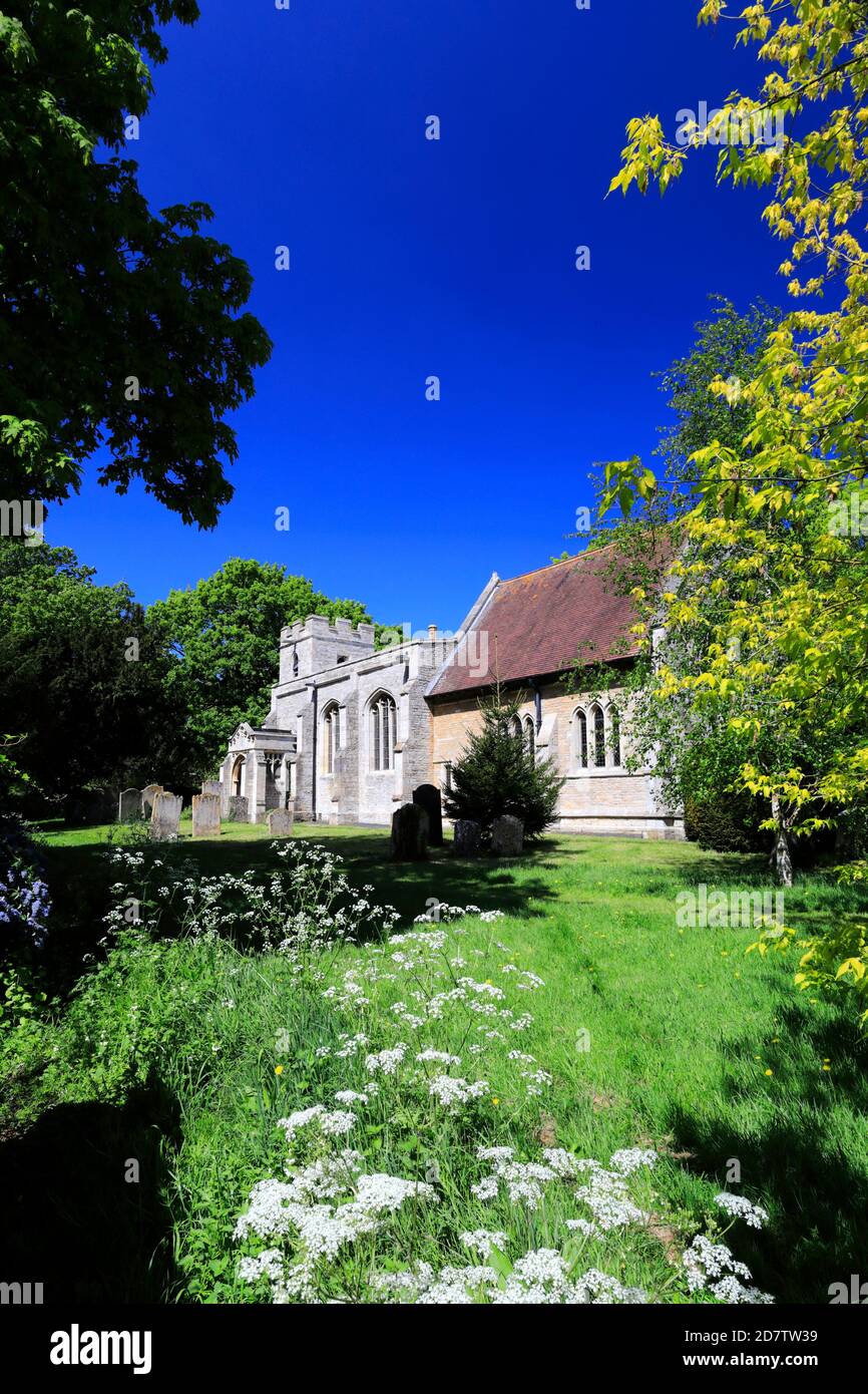 St Peters church, Molesworth village, Cambridgeshire; England, UK Stock Photo