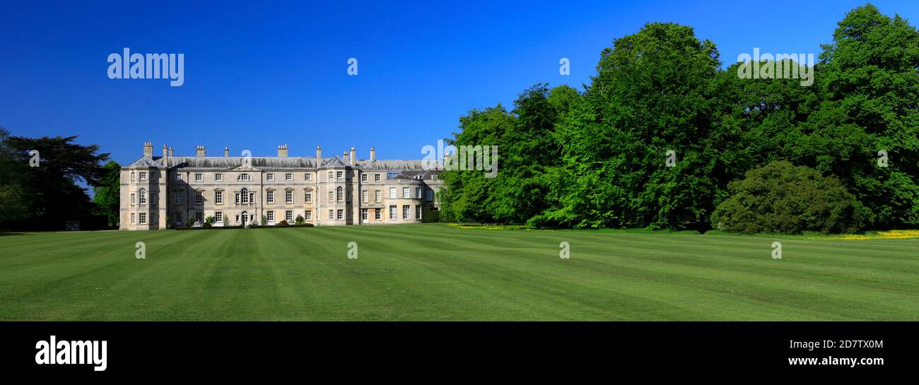 Summer view of Milton Hall, Peterborough City, Cambridgeshire; England, UK Stock Photo Alamy