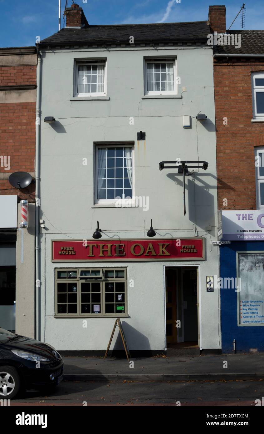 The Oak pub, Warwick, Warwickshire, England, UK Stock Photo