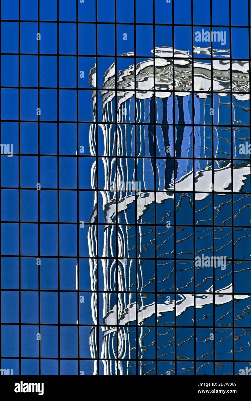 Digital Art From An Original Photograph Of The Upper Levels Of The 33 Storey Citic Tower In Hong Kong China Reflected In The Reflective Cladding Of A Nearby High Rise Building The Citic Tower