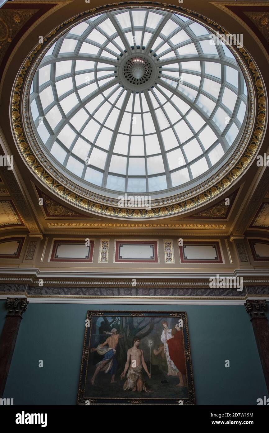 The National Gallery , Trafalgar Square, Charing Cross, London, United Kingdom. Stock Photo