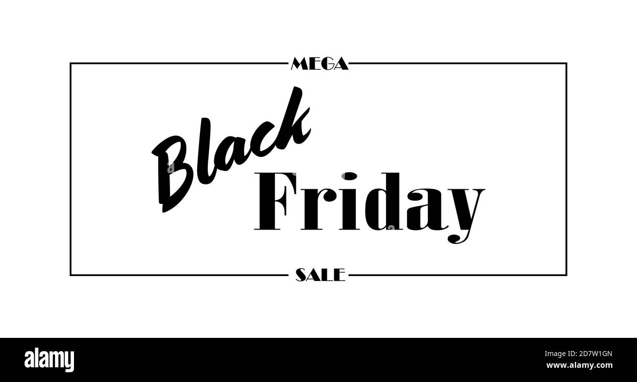 Black Friday sale background. Hole in black paper. Vector illustration. Stock Vector