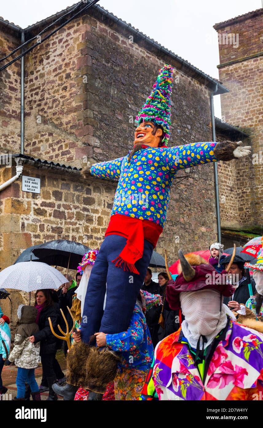 Carnival in Lantz, Navarra, Spain, Europe Stock Photo Alamy