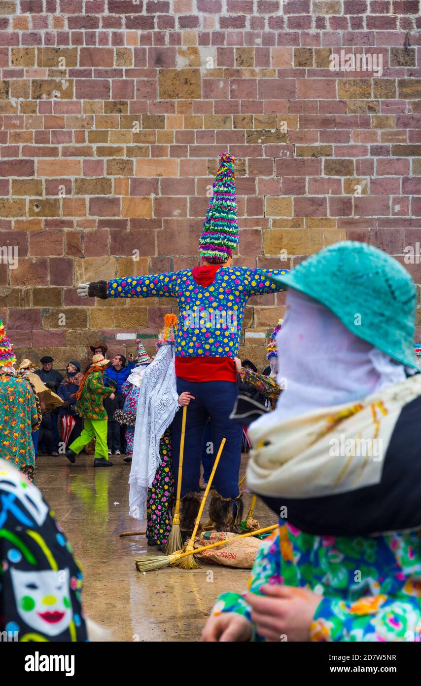 Carnival in Lantz, Navarra, Spain, Europe Stock Photo Alamy