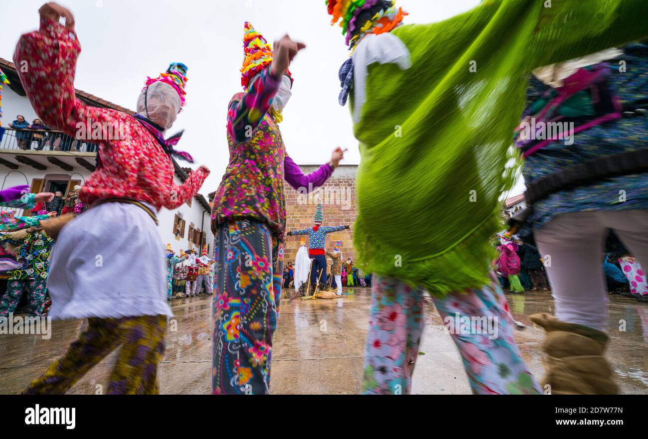 Carnival in Lantz, Navarra, Spain, Europe Stock Photo Alamy
