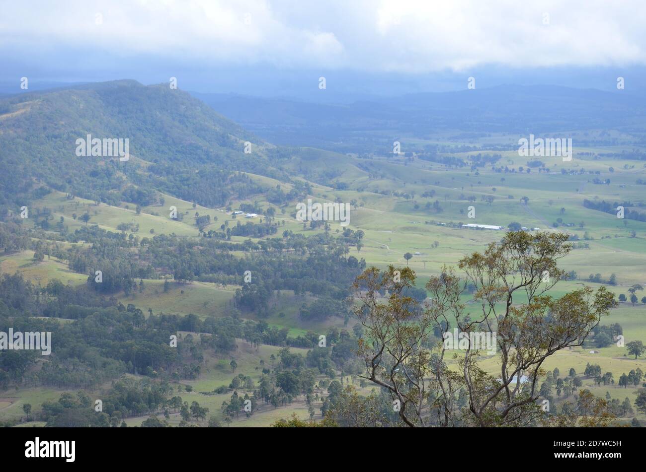 Hunter Valley Landscape, NSW Stock Photo