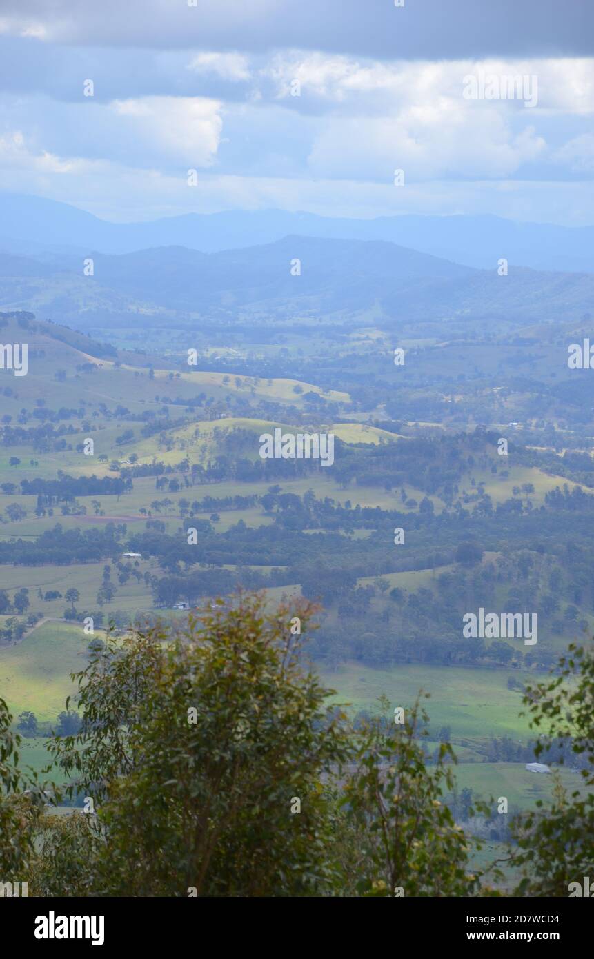 Hunter Valley Landscape, NSW Stock Photo