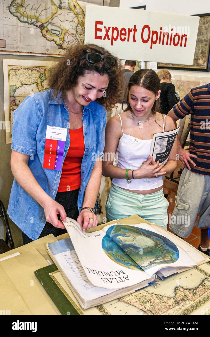Miami Florida,HistoryMiami Museum history,International Map Fair annual event inside,expert opinion free, Stock Photo