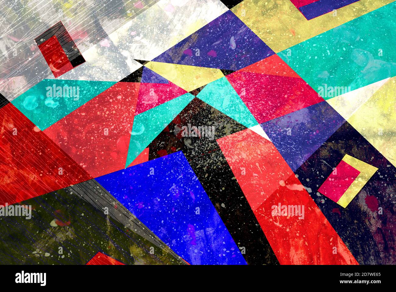 Retro Raster Abstract retro raster color background with geometric objects Stock ...