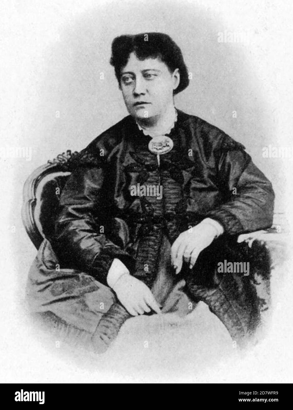 HELENA BLAVATSKY (1831-1891) Russian occultist, philosopher and founder of theTheosophical Society. Stock Photo