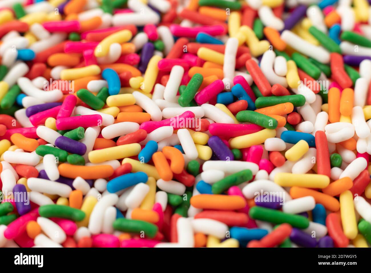 Multicolored cake decorating sprinkles for baking Stock Photo Alamy