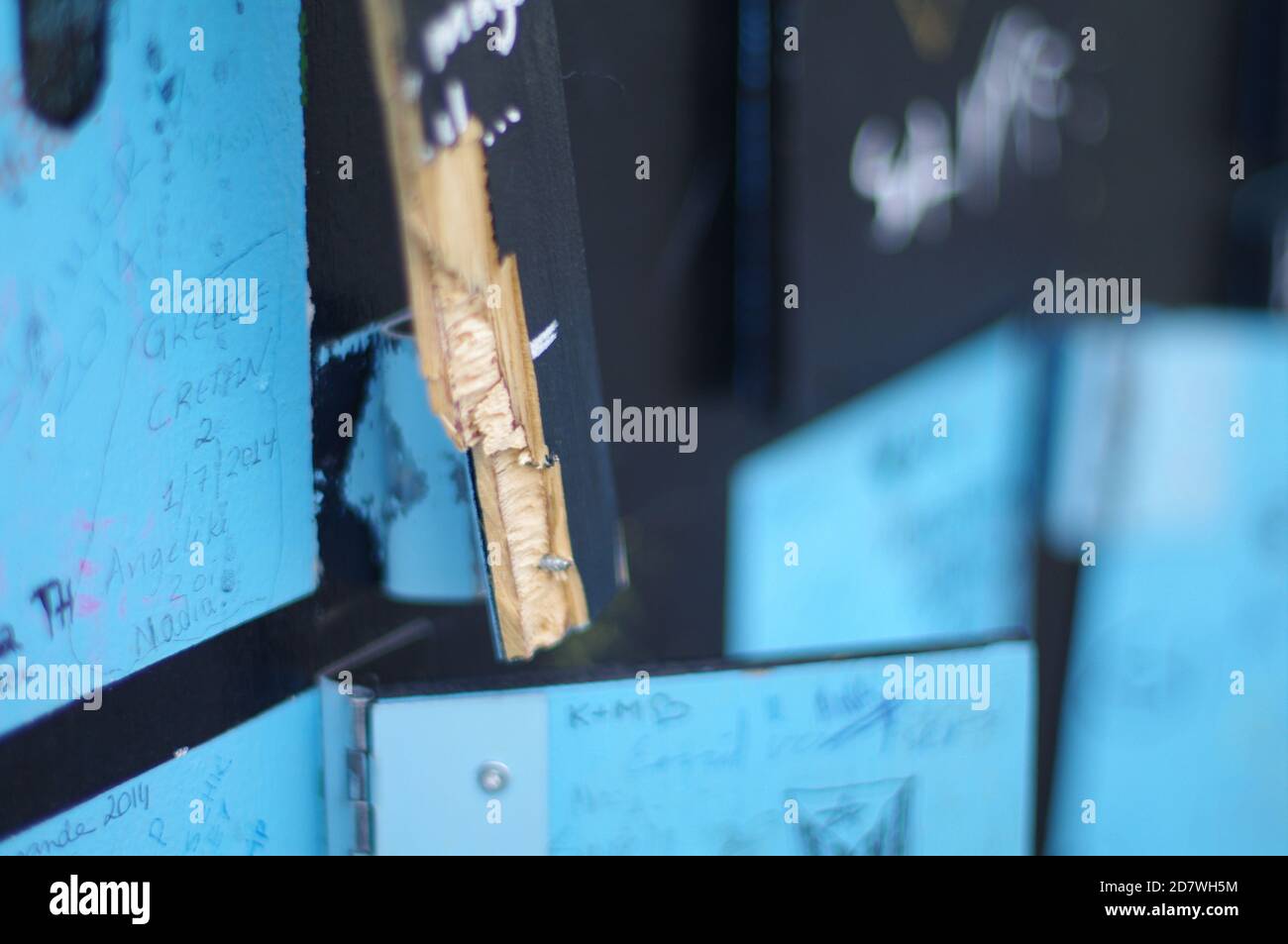 Memory Wall, Copenhagen, Denmark, Kobenhavn, Danmark Stock Photo