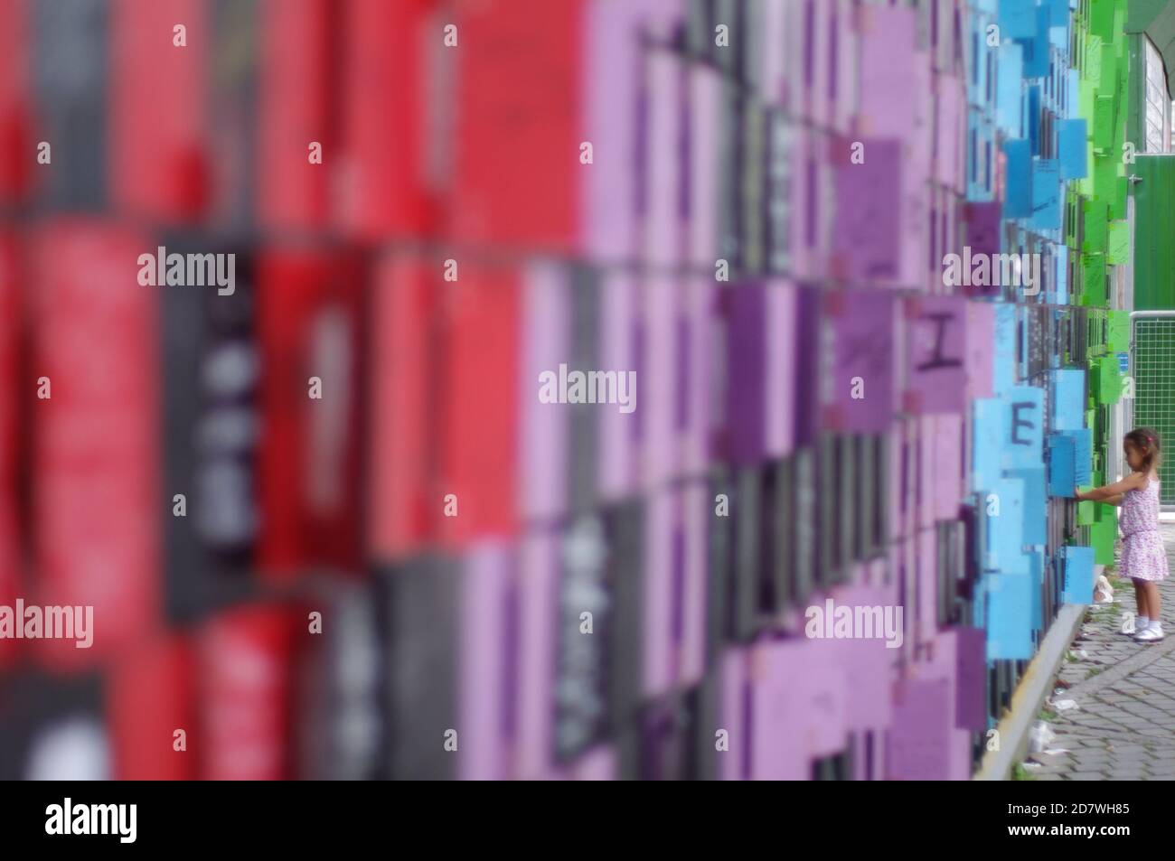 Memory Wall, Copenhagen, Denmark, Kobenhavn, Danmark Stock Photo