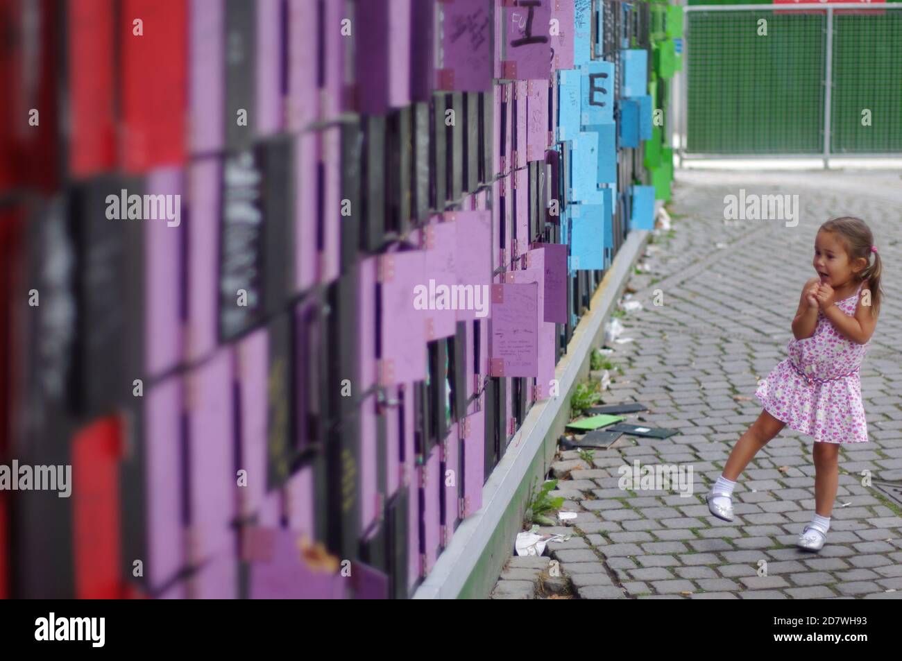 Memory Wall, Copenhagen, Denmark, Kobenhavn, Danmark Stock Photo
