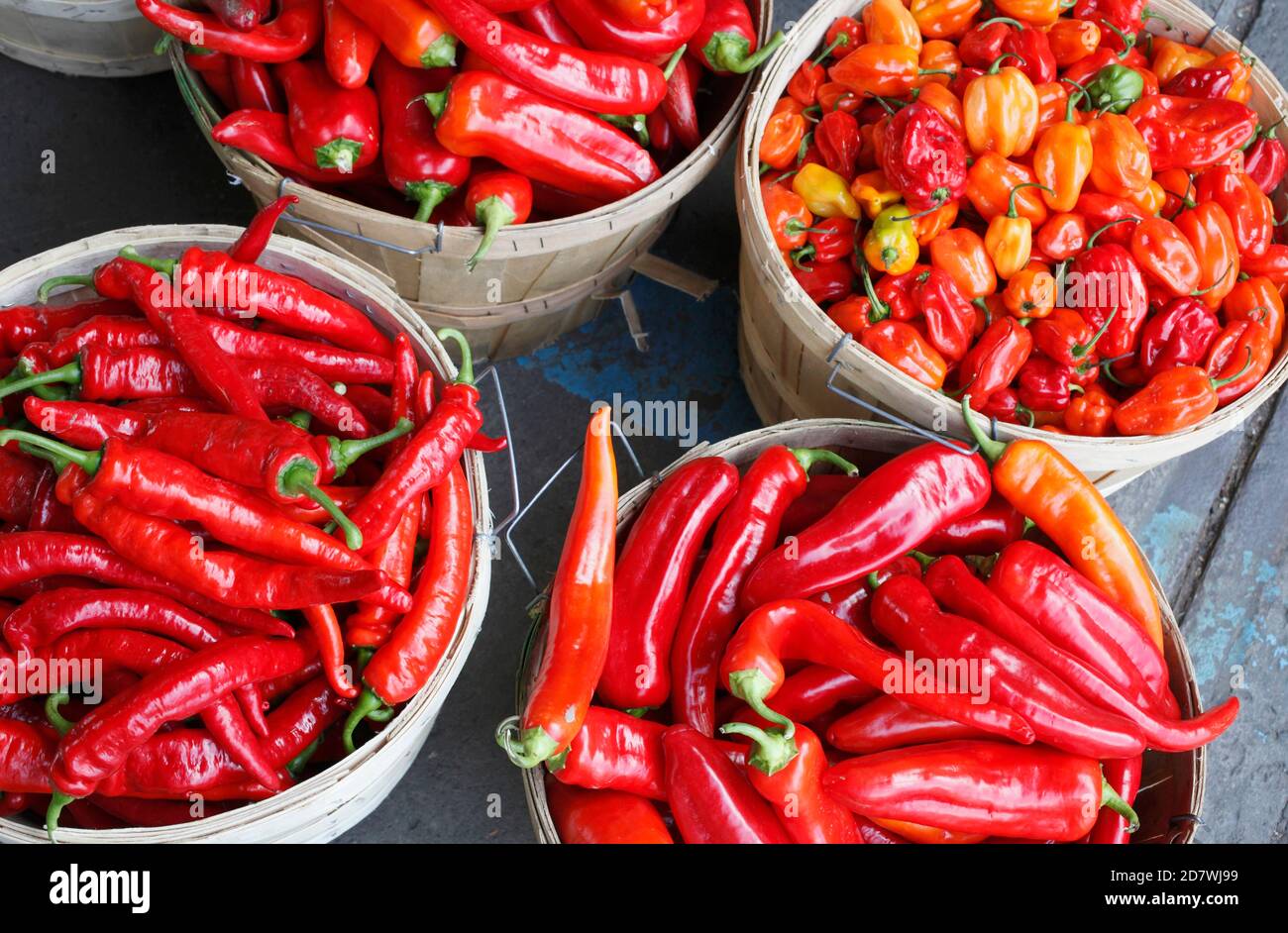 Red peppers, food, vegetables Stock Photo Alamy