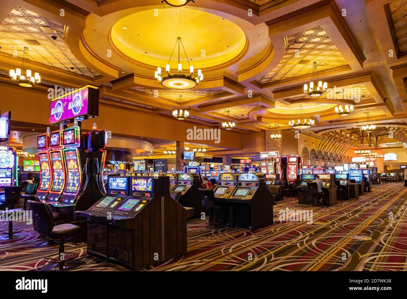 Las Vegas, OCT 13, 2020 - Interior view of the Santa Fe Station Hotel and  Casino Stock Photo - Alamy