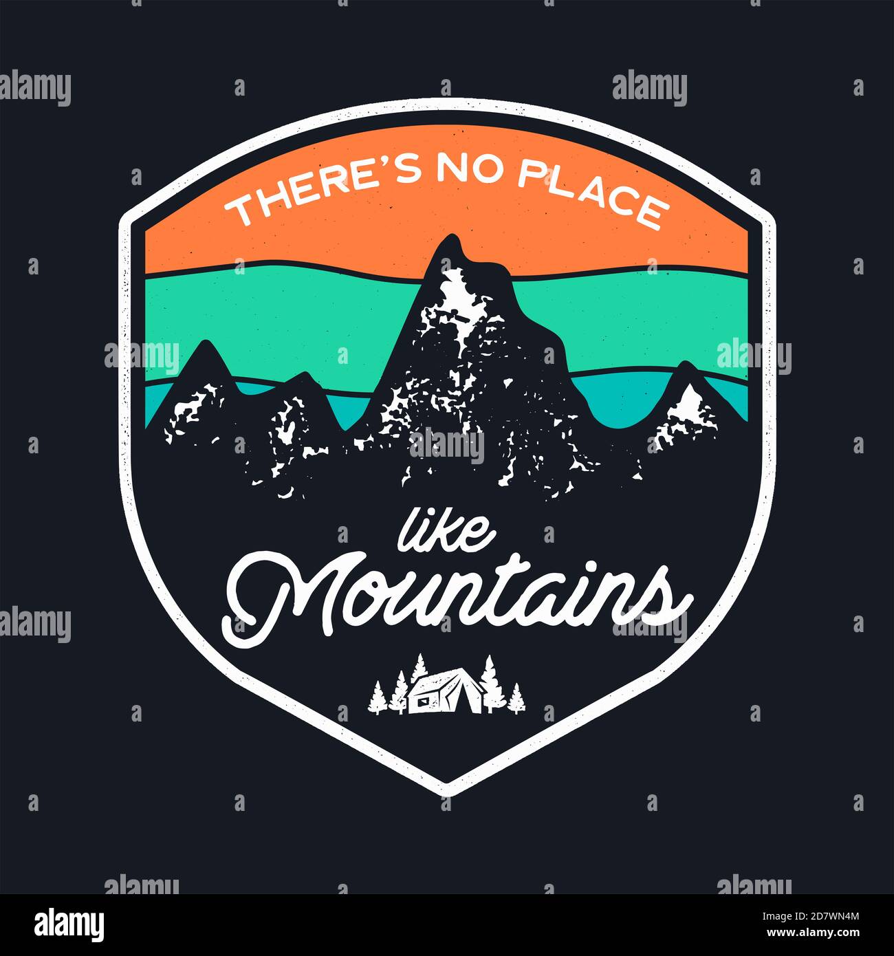 Mountain Explorer Graphic for T-Shirt, prints. Vintage hand drawn camp ...