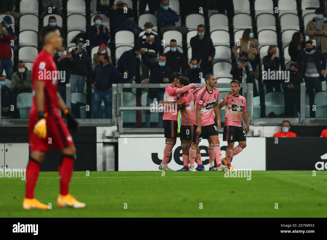 Allianz Stadium, turin, Italy, 25 Oct 2020, Team Juventus Fc during Juventus FC vs Hellas Verona FC, Italian soccer Serie A match - Credit: LM/Alessio Morgese/Alamy Live News Stock Photo