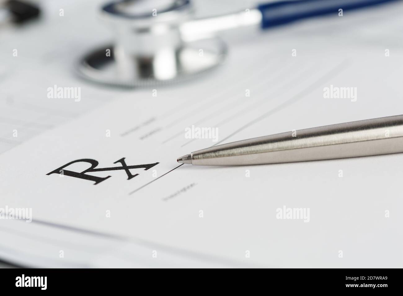 Empty medical form ready to be used Stock Photo - Alamy