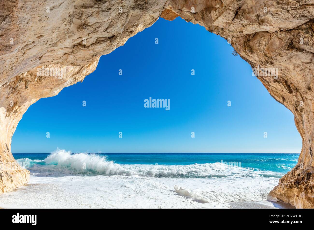 Italien, Sardinien,Cala Luna an den mittleren Ostküste der Insel Stock Photo