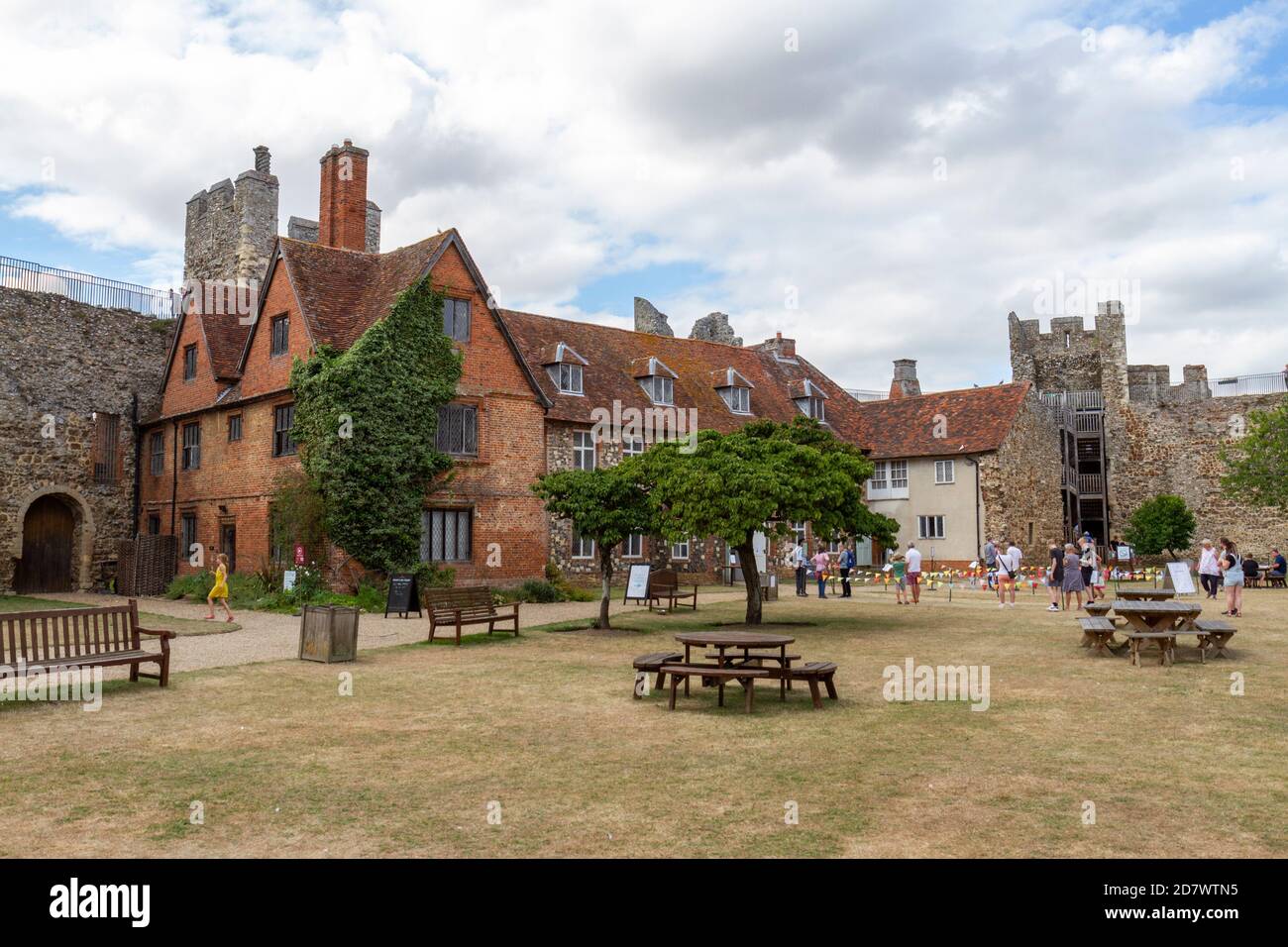 The workhouse within the grounds of Framlingham Castle, Suffolk, UK