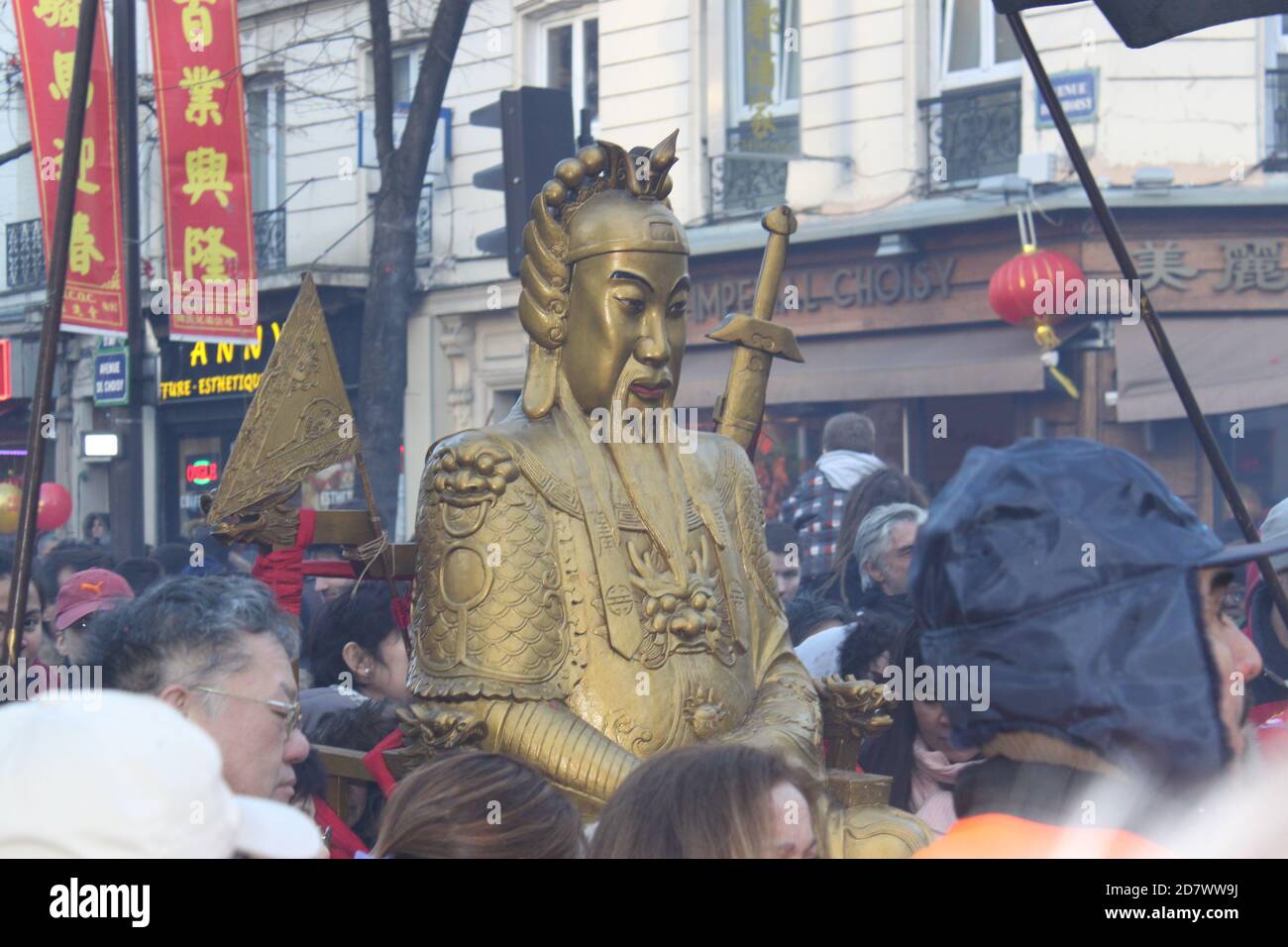 Chinese new year february 2014 in Paris 13th district Stock Photo