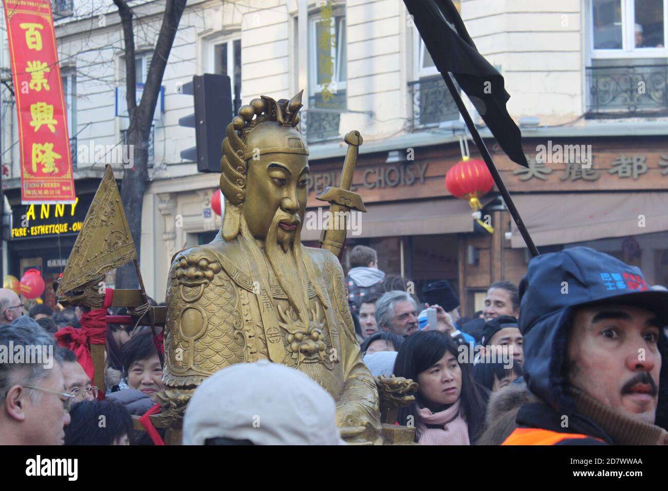 Chinese new year february 2014 in Paris 13th district Stock Photo