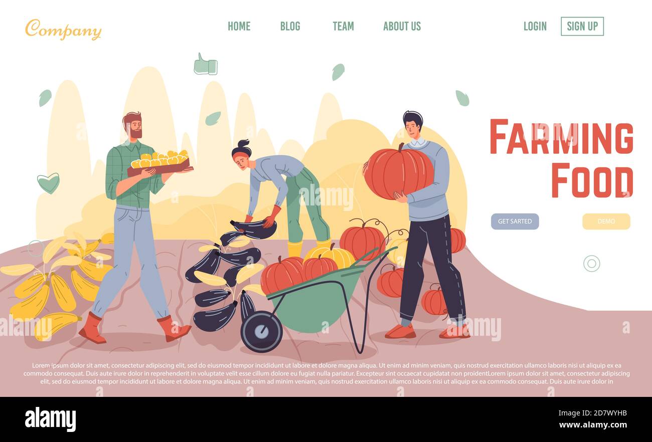 Farming gathering Stock Vector Images - Alamy
