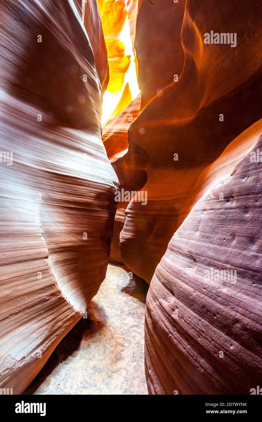 Upper Antelope Canyon, Arizona-USA Stock Photo