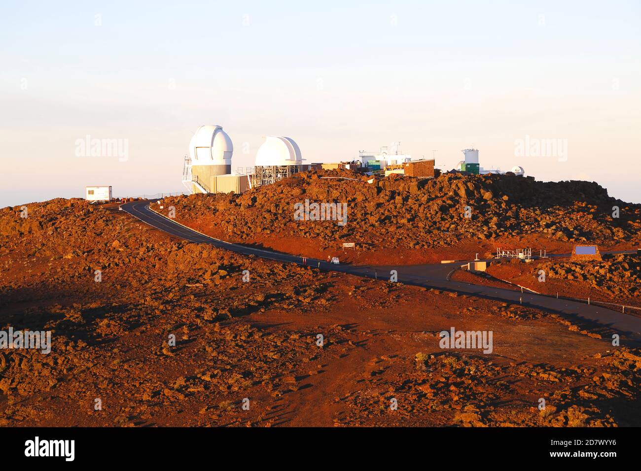 Haleakala High Altitude Observatory in Maui, HawaiiUSA Stock Photo Alamy