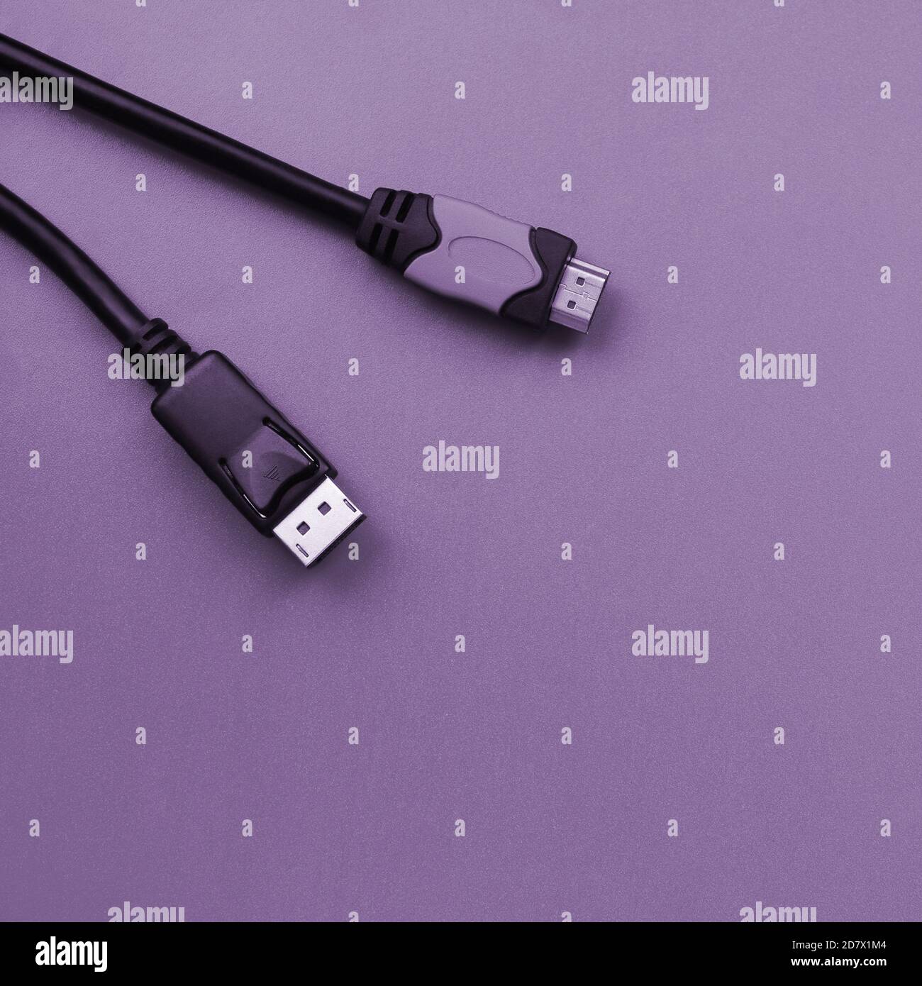 Audio video HDMI computer cable plug and 20-pin male DisplayPort gold ...