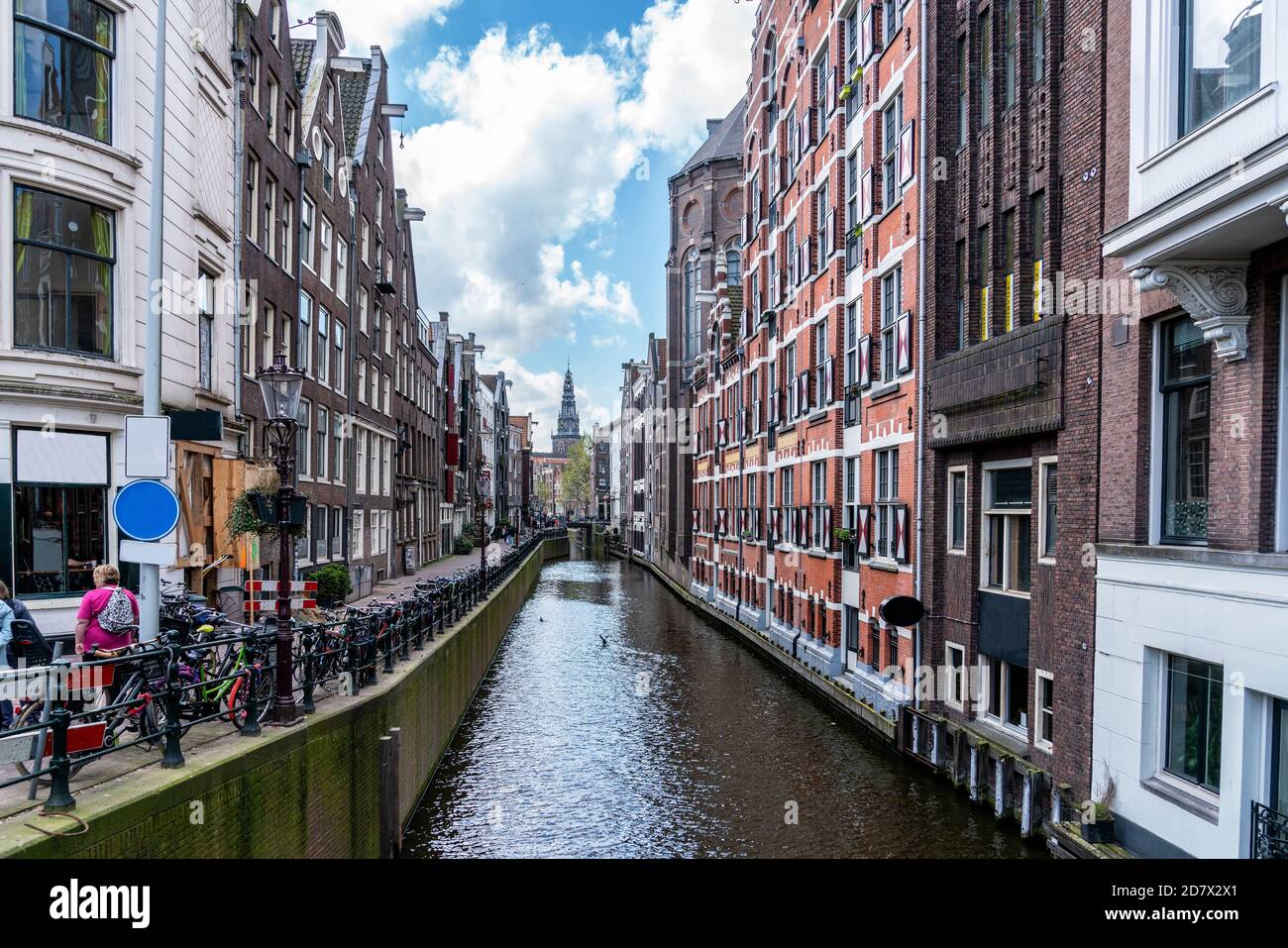 Urban Canal Stock Photo