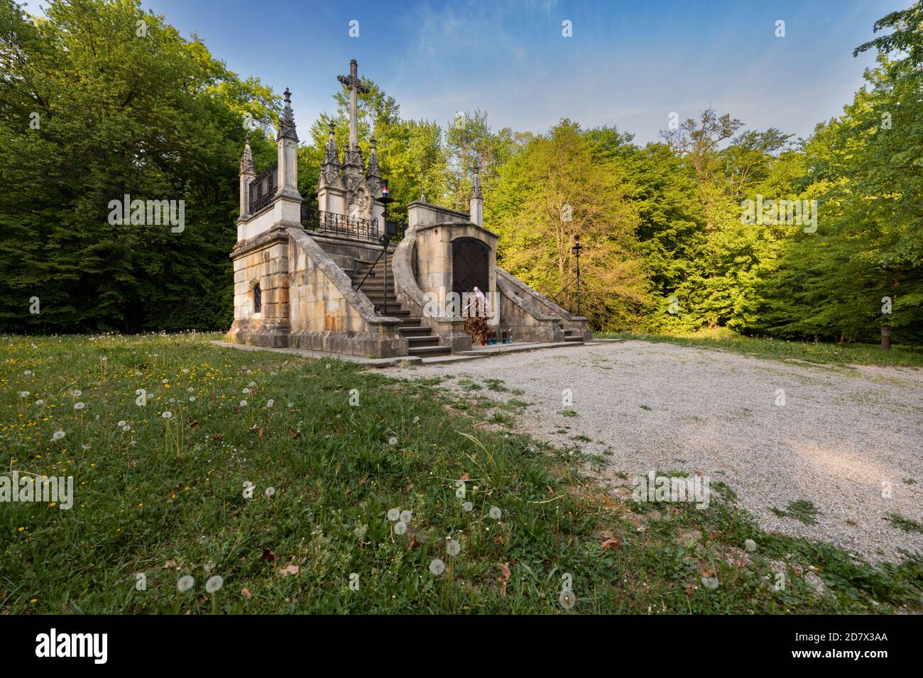 Tomb of Jelacic family in town Zapresic, Croatia Stock Photo