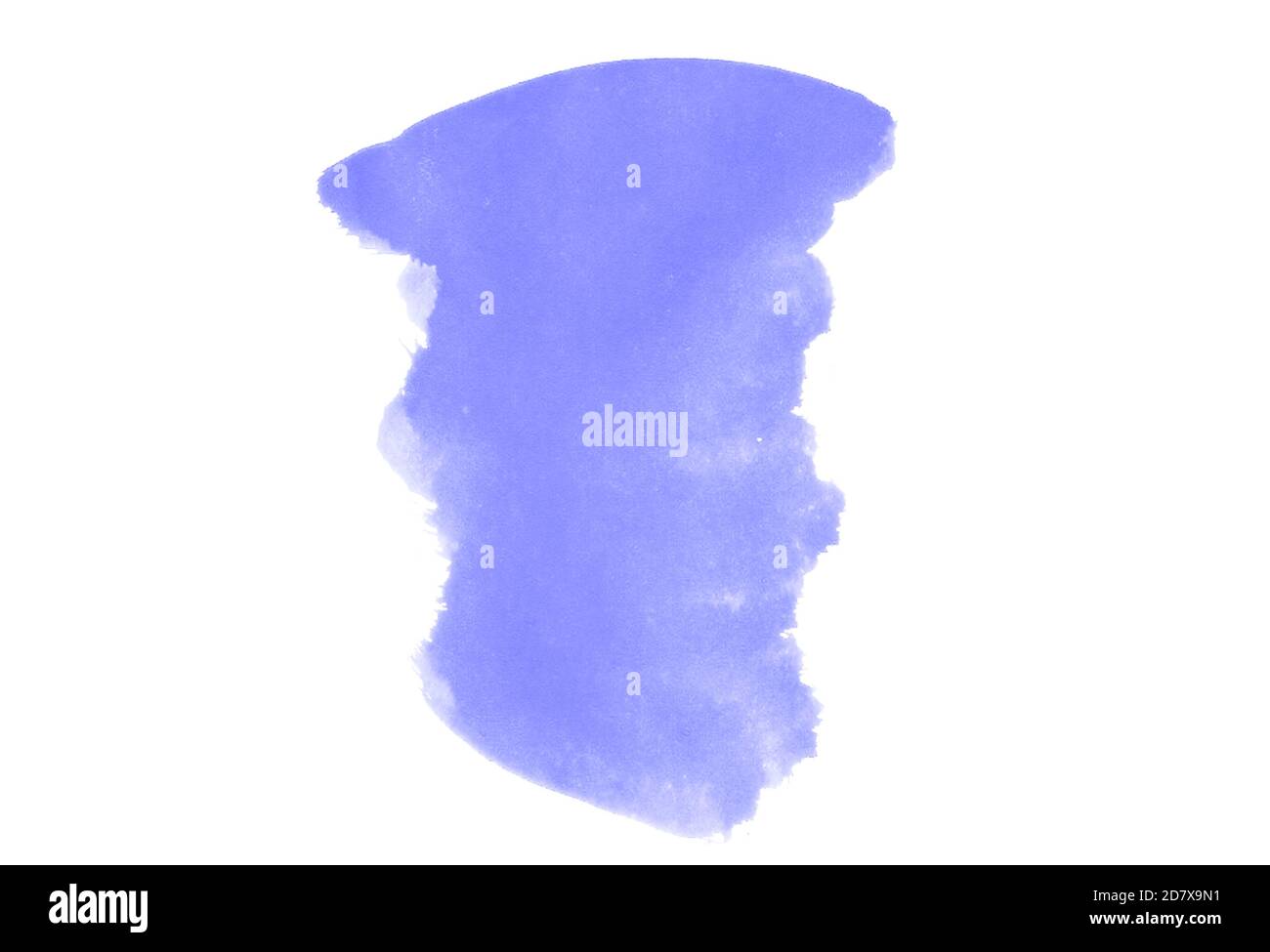 Blue watercolor brush for art design Stock Photo Alamy