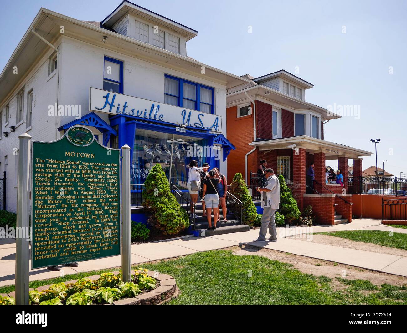 Detroit home of Motown records Stock Photo