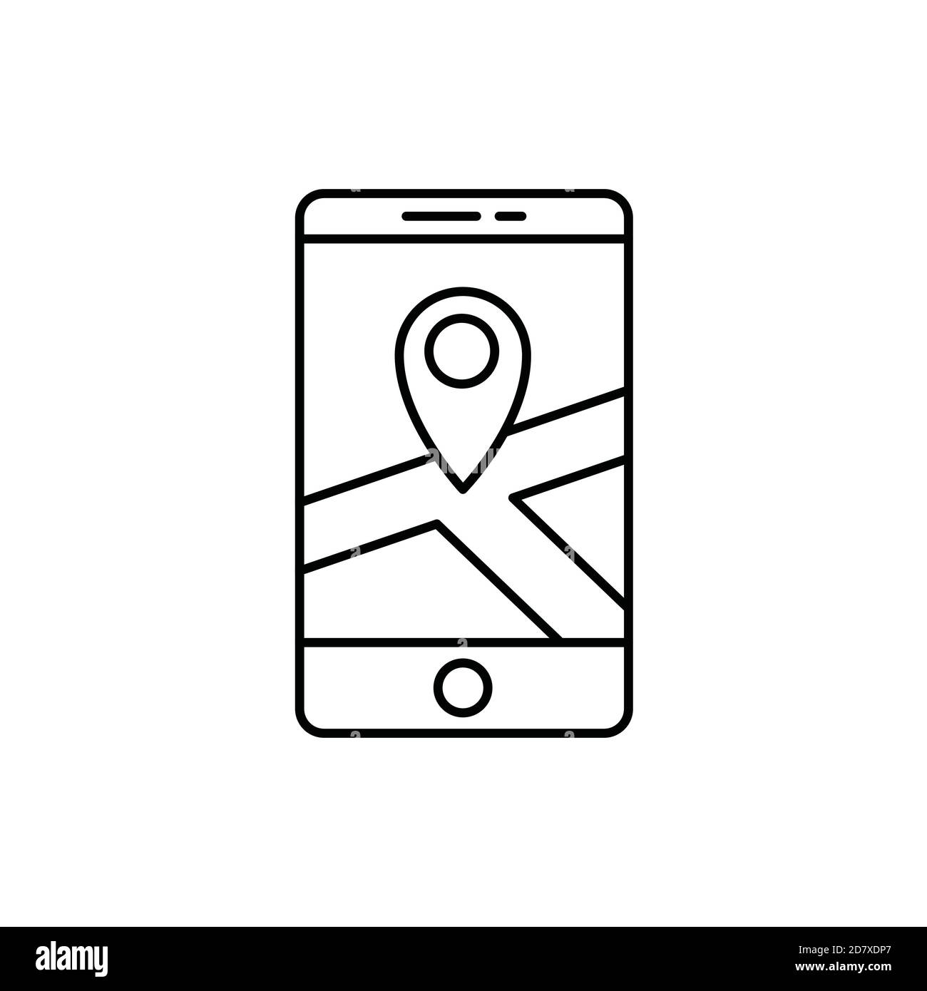 Outline maps hi-res stock photography and images - Alamy