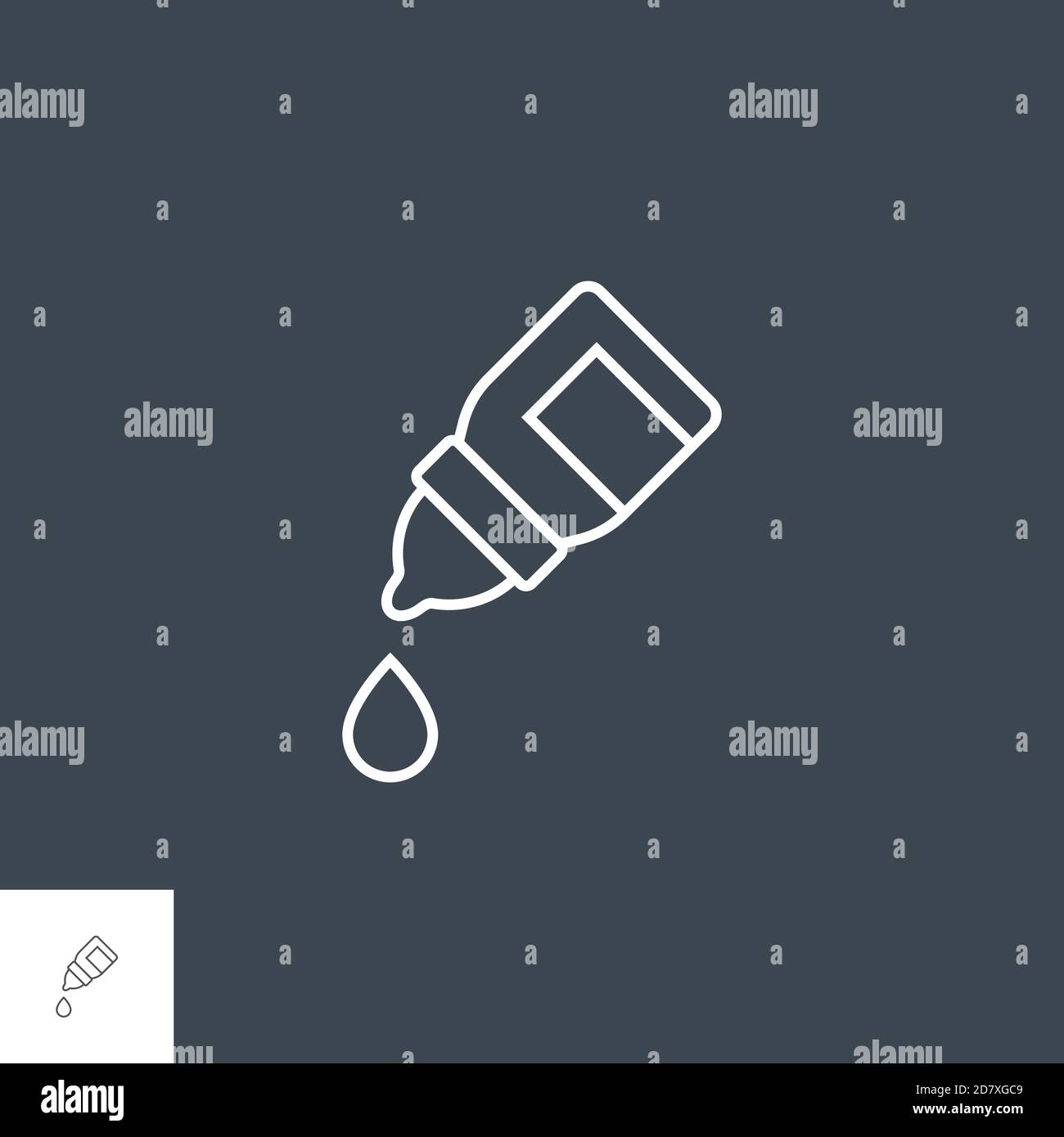 Eye Drops Vector Icon Stock Vector Image & Art - Alamy